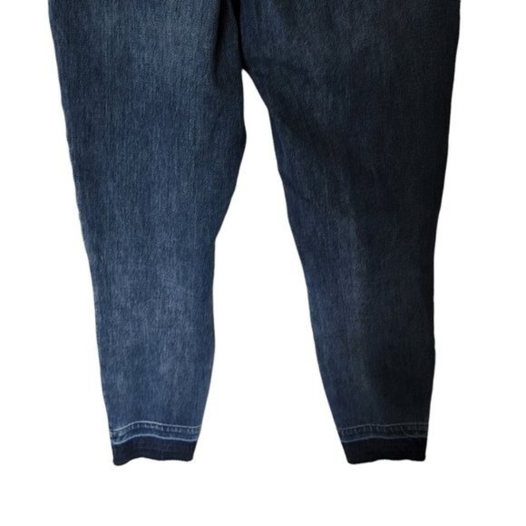 Lucky Brand Jeans Bridgette Skinny Raw Hem Ankle High Rise Dark Wash Denim Blue - Picture 10 of 11